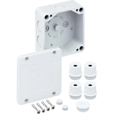 Spelsberg Abzweigkasten WK 040-L 40490701 | IP54 Verbindungsdose 87x87x45mm | 690V | 4mm² | Kunststoff grau