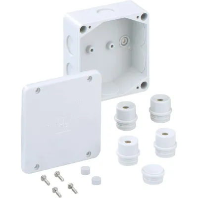 Spelsberg Verbindungsdose WK 060-L 40690601 | Abzweigkasten IP54 | 100x100x50mm | 6mm² | M25 | Duroplast | grau