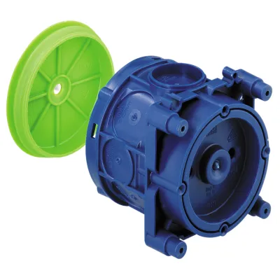 Spelsberg Abzweigdose U71 DVD-2 97106601 | Decken-Verbindungsdose Beton IP30 | rund | 71x71x79mm | Kunststoff | blau