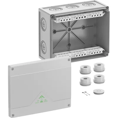 Spelsberg Abzweigkasten Abox 250-25² 82542001 | IP55/IP66 | 5-polig | 25mm² | Schraubklemme | 252x202x120mm | grau
