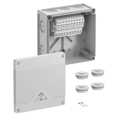 Spelsberg Abzweigkasten Abox Pro SL-10² | IP66/IP67/IP69 | 182x182x90mm | 5-polig | 10mm² | Kunststoff | grau