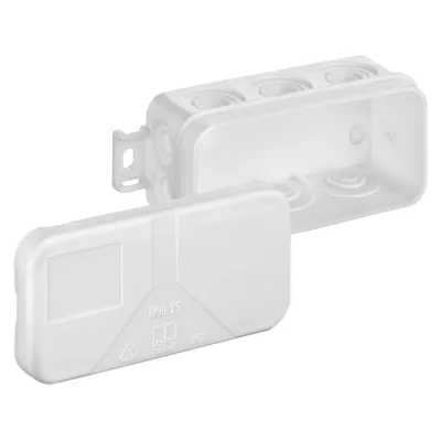 Spelsberg Abzweigdose Mini 25-L/w 31060801 | Verbindungsdose IP55 | 2,5mm² | 10 Einführungen | halogenfrei | weiß