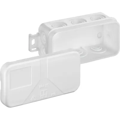 Spelsberg Abzweigdose Mini 25-L/w 31060801 | Verbindungsdose IP55 | 2,5mm² | 10 Einführungen | halogenfrei | weiß