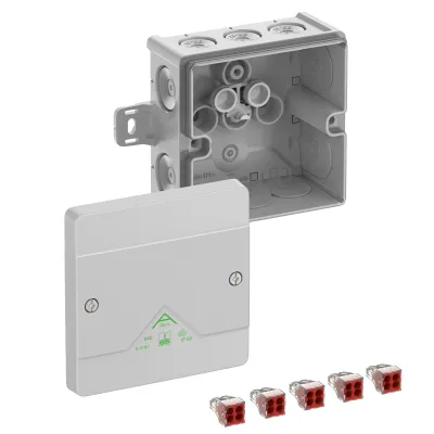 Spelsberg Abzweigkasten Abox 040 AB-4² | IP66 | 102x102x57mm | 4mm² | 5-polig | Kunststoff | witterungsbeständig | grau