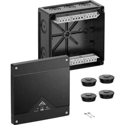 Spelsberg Abzweigkasten Abox Pro 160-16²/sw 41602001 | IP66/IP67/IP69 | 182x182x90mm | 16mm² | Kunststoff | schwarz
