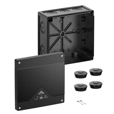 Spelsberg Abzweigkasten Abox Pro 160-L/sw 41600001 | IP66/IP67/IP69 | 182x182x90mm | 16mm² | Kunststoff | schwarz