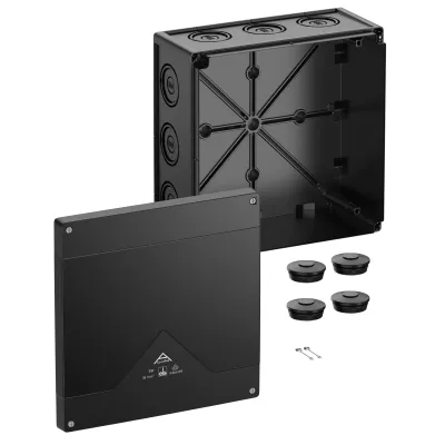 Spelsberg Abzweigkasten Abox Pro 350-L/sw 43500001 | IP66/IP67/IP69 | 252x252x120mm | 35mm² | Kunststoff | schwarz