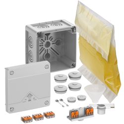 Spelsberg Abzweigkasten Abox Pro XT SLK-4², IP68, für Erdreich, inkl. Gießharz