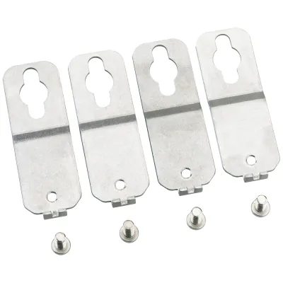 Spelsberg Außenbefestigungslasche GAB-ES 07030001 | V2A Edelstahl | Set 4 Stück | Montage 0°/45°/90° | Wandabstand 10 mm