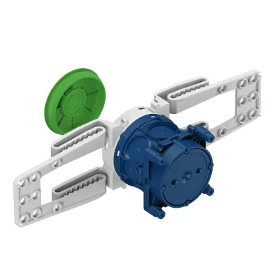 Spelsberg Bewehrungsdose U 71 BWD GVD-2-60 | rund | 2-teilig | 300x76x85 mm | IP30 | halogenfrei | Kunststoff | blau