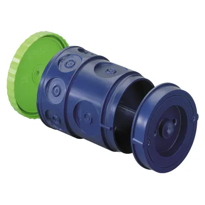 Spelsberg Großrohr-Deckendose U 120 GRO-3 | Betoneinbau | 120 mm tief | M5 Gewinde | IP30 | 3-teilig | halogenfrei