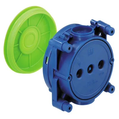 Spelsberg Flachdose U 71 FD 97103501 | Unterputzdose Betonbau | 71x71x38mm | flach | IP30 | halogenfrei