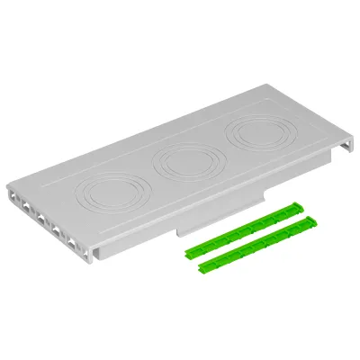 Spelsberg Einführungsflansch GFL 381-m | 3x M63/M50/M40 | Kunststoff | 320x119 mm