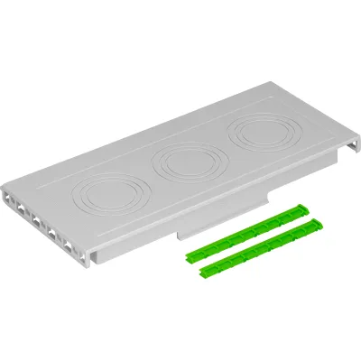 Spelsberg Einführungsflansch GFL 381-m | 3x M63/M50/M40 | Kunststoff | 320x119 mm