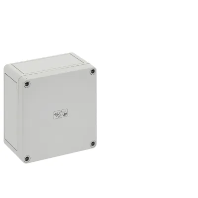 Spelsberg Leergehäuse TK PS 1313-7-o | IP66 Kunststoff-Gehäuse | 130x130x75 mm | grau RAL 7035 | IK07