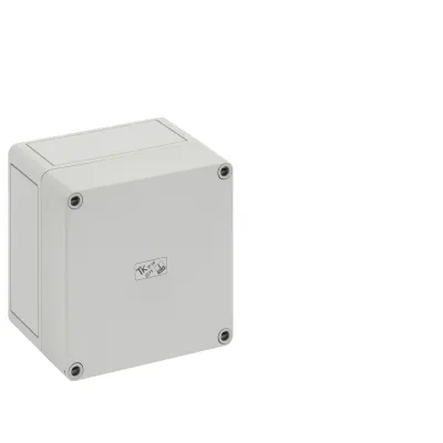 Spelsberg Leergehäuse PS 1313-10-O | IP66 Wandgehäuse Kunststoff | 130x130x99 mm | lichtgrau RAL 7035