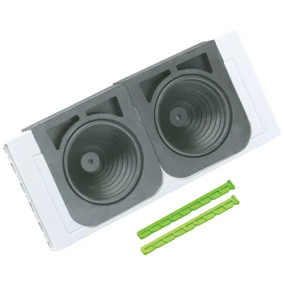 Spelsberg Kabeleinführung GKE 32 7303201 | für 2x75mm Kabel | Gehäuse 320mm | Kunststoff | langlebig | schwarz