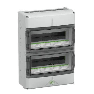 Spelsberg Kleinverteiler AK-F 28 | 2-reihig | 28 TE | IP65 | Kunststoff | 315x450x155mm | grau | 73352801