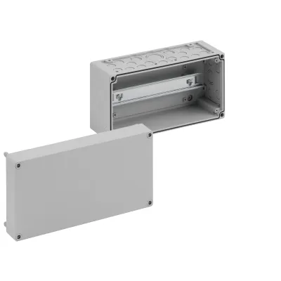 Spelsberg Abzweigkasten RKA 4/34-L | IP65 | 300x150x132mm | Kunststoff | halogenfrei | plombierbar | grau