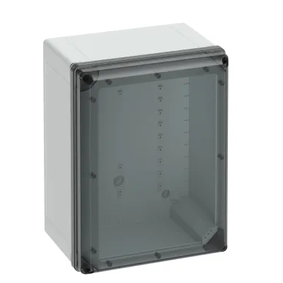 Spelsberg GEOS-L 3040-22-to Leergehäuse | IP66 | 300x400x226mm | Polycarbonat | transparent | grau RAL7035