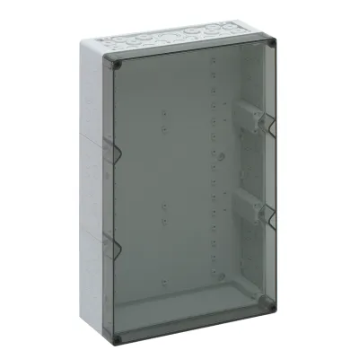 Spelsberg Leergehäuse AKi 3-t IP65 | Polycarbonat | 300x450x132mm | transparent grau RAL7035