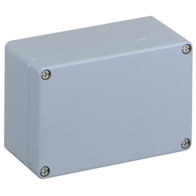 Spelsberg Leergehäuse AL 1308-6 | IP66 Aluminium | 125x80x57 mm | pulverbeschichtet | außen | silbergrau
