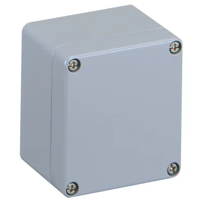 Spelsberg Leergehäuse AL 88-6 15000501 | IP66 Aluminium | 80x75x57mm | pulverbeschichtet | silbergrau | Anbaumöglichkeit