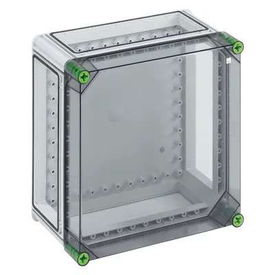 Spelsberg Leergehäuse GTI 2-T 1196907 | IP65 Industriequalität | 320x320x179 mm | Kunststoff transparent | grau