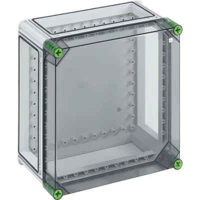 Spelsberg Leergehäuse GTI 2-T 1196907 | IP65 Industriequalität | 320x320x179 mm | Kunststoff transparent | grau