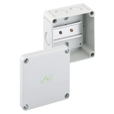 Spelsberg Klemmenkasten RKi 4/07-L 63990701 | Leergehäuse | 110x110x90mm | IP66 | Kunststoff grau | Aufputz | RAL 7035