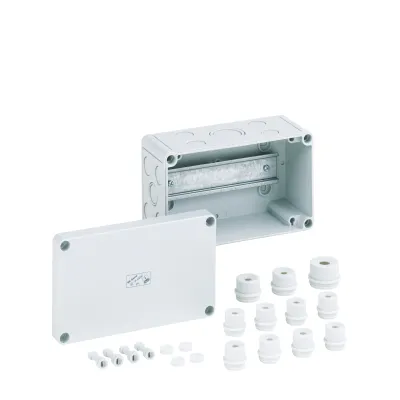 Spelsberg Reihenklemmengehäuse RKi 4/18 K-L 63591201 | Klemmenkasten IP66 | 180x110x90mm | Polycarbonat | grau
