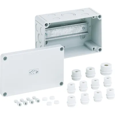 Spelsberg Reihenklemmengehäuse RKi 4/18 K-L 63591201 | Klemmenkasten IP66 | 180x110x90mm | Polycarbonat | grau