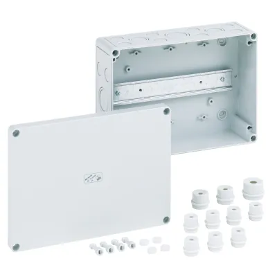 Spelsberg Reihenklemmengehäuse RKi 4/25-L 63591601 | IP66 | 254x180x90mm | Polycarbonat | Aufputz | grau