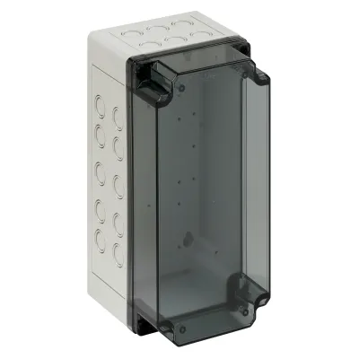 Spelsberg Leergehäuse SVi L-th 59111201 | IP65 Industriequalität | 300x150x162mm | Kunststoff | transparent | Aufbau