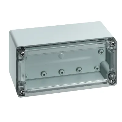 Spelsberg Leergehäuse TG ABS 1608-9-to | IP66/IP67 | 162x82x85mm | ABS Kunststoff | transparenter Deckel | grau RAL 7035