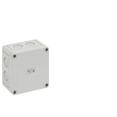 Spelsberg Leergehäuse TK PC 1111-7-m | IP66 Kunststoff Wandgehäuse | 110x110x66 mm | grau RAL7035