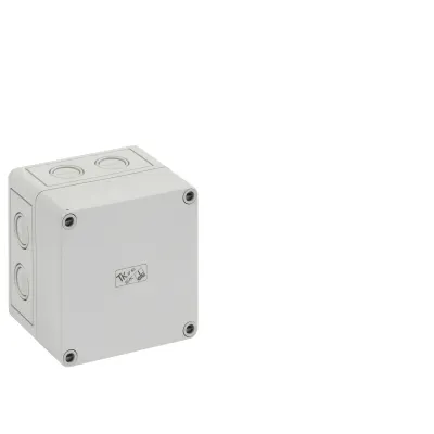 Spelsberg Leergehäuse TK PC 1111-9-m | IP66 Gehäuse | Polycarbonat | 110x110x90mm | grau RAL 7035 | für Außenbereich