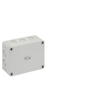 Spelsberg Leergehäuse TK PC 1309-6-m | IP66 Kunststoff Gehäuse | 130x94x57mm | schlagfest IK08 | grau RAL 7035