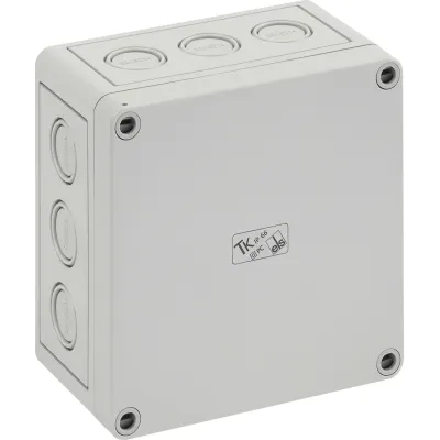 Spelsberg Leergehäuse TK PC 1313-7-m | IP66 Elektrokasten | 130x130x75mm | Polycarbonat | lichtgrau