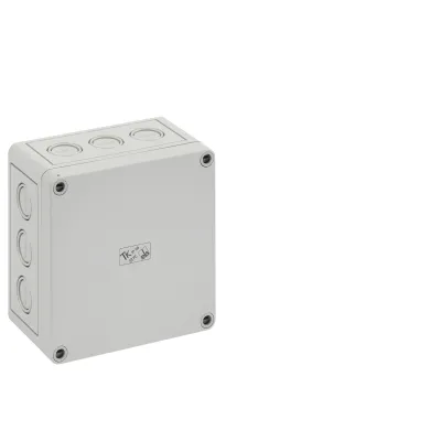 Spelsberg Leergehäuse TK PC 1313-7-m | IP66 Elektrokasten | 130x130x75mm | Polycarbonat | lichtgrau