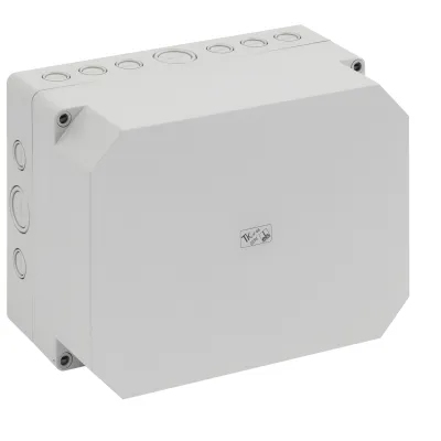 Spelsberg Leergehäuse TK PC 2518-13f-m | IP66 | 254x180x137 mm | grau RAL 7035 | IK08 | Wandmontage Außen