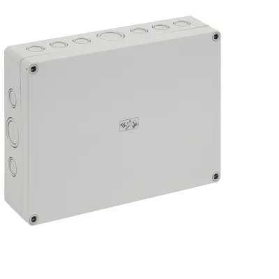 Spelsberg Leergehäuse TK PC 2518-6f-m | Wandgehäuse IP66 | 254x180x63mm | Polycarbonat | grau RAL 7035