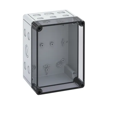 Spelsberg Leergehäuse TK PS 1813-11-tm 10651601 | IP66 Kunststoff Gehäuse | 180x130x111mm | transparent | grau RAL7035