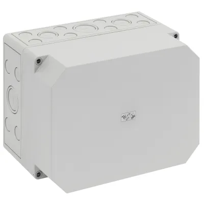Spelsberg Leergehäuse TK PS 2518-16-m | IP66 Verteilerdose Kunststoff | 254x180x165mm | grau RAL 7035