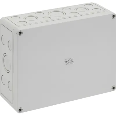 Spelsberg Leergehäuse TK PS 2518-9-m | Wandgehäuse IP66 | 254x180x90mm | Polystyrol | Grau RAL 7035 | Innenbereich