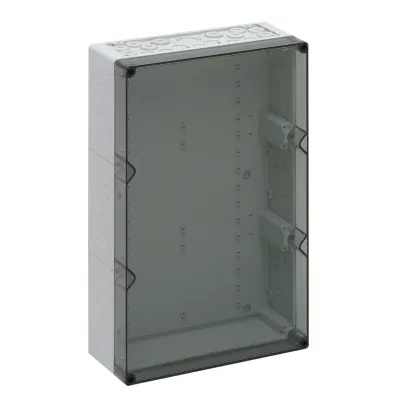 Spelsberg Leergehäuse 2249710 AKL 3-t | Verteilerkasten IP65 | 300x450x132mm | transparent | Kunststoff | grau