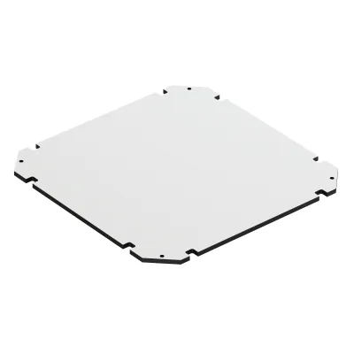 Spelsberg Montageplatte GEOS MPI-3030 72000301 | 250x250x5 mm | Kunststoff | Bodenmontage | inkl. Schrauben