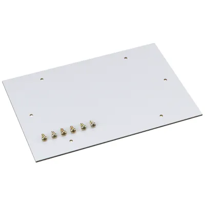 Spelsberg Montageplatte TK MPI-2518 | 220x150x2,5 mm | Isolierstoff | unbehandelt | inkl. Befestigungsschrauben | grau