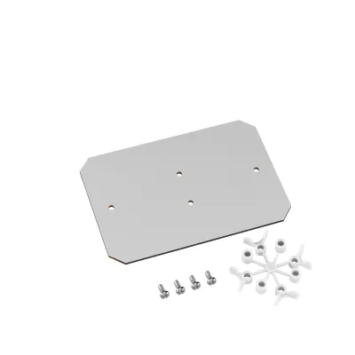 Spelsberg Montageplatte TK MPI-1813 19501101 | für Verteilergehäuse | 100x146x2,5 mm | Kunststoff | grau | gelocht