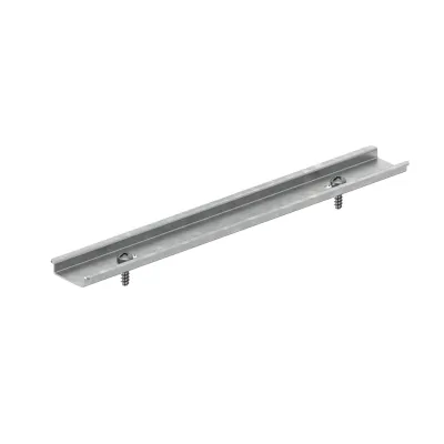 Spelsberg Tragschiene GEOS NS35-350 | Normschiene DIN EN 60715 | 35x7,5mm | Stahl bandverzinkt | Länge 350mm | Rundloch